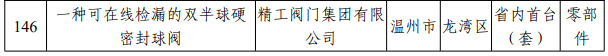 浙江公布2023年度首台套装备名单 292项产品获认定奖励-辰飞雨效擎动力机械(图5)
