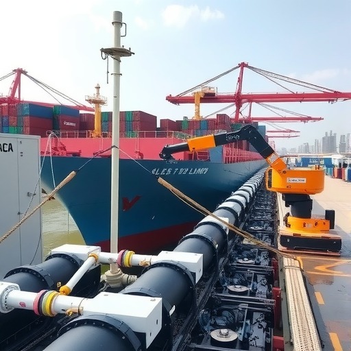 进口输油臂智能对接系统推动港口智慧升级-效擎动力机械有限公司(图1)