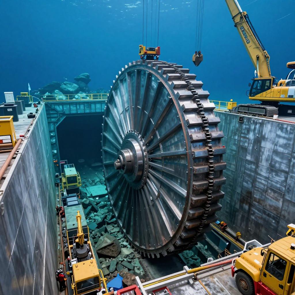 世界最长海底高铁隧道盾构机高精度安装完成-效擎动力机械有限公司(图1)