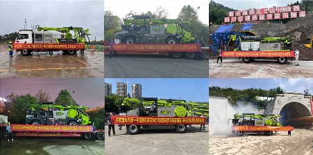 先锋湿喷机高效助力世纪工程建设-效擎动力机械有限公司(图1)