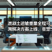 混凝土运输重量全程可溯解决方案上线,重塑行业透明新生态(图2) 混凝土运输重量全程可溯解决方案上线,重塑行业透明新生态(图2)