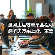 混凝土运输重量全程可溯解决方案上线,重塑行业透明新生态(图3) 混凝土运输重量全程可溯解决方案上线,重塑行业透明新生态(图3)