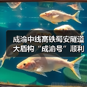 成渝中线高铁蜀安隧道大盾构“成渝号”顺利始发