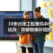 30余台徐工起重机中东征战，突破极端环境挑战（图1）