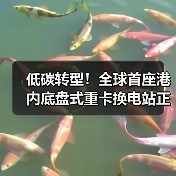 低碳转型!全球首座港内底盘式重卡换电站正式启用(图1) 低碳转型!全球首座港内底盘式重卡换电站正式启用(图1)