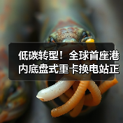 低碳转型!全球首座港内底盘式重卡换电站正式启用(图3) 低碳转型!全球首座港内底盘式重卡换电站正式启用(图3)