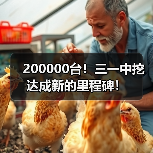 200000台！三一中挖达成新的里程碑！（图2）