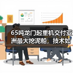 65吨龙门起重机交付亚洲最大挖泥船，技术如何应对极端环境？（图4）