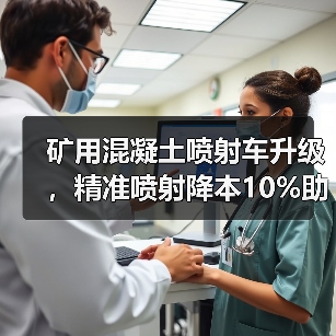 矿用混凝土喷射车升级，精准喷射降本10%助力地下矿山高效湿喷支护（图3）