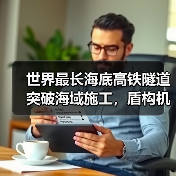 世界最长海底高铁隧道突破海域施工，盾构机如何攻克深水挑战？（图4）