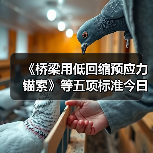 《桥梁用低回缩预应力锚索》等五项标准今日实施(图2) 《桥梁用低回缩预应力锚索》等五项标准今日实施(图2)