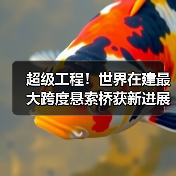 超级工程！世界在建最大跨度悬索桥获新进展（图1）