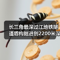 长三角最深过江地铁隧道盾构掘进创2200米深度记录(图1) 长三角最深过江地铁隧道盾构掘进创2200米深度记录(图1)