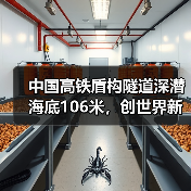 中国高铁盾构隧道深潜海底106米，创世界新纪录（图3）
