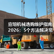 宣明机械选购维护指南2026：5个方法解决常见问题（图2）