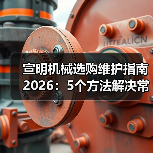 宣明机械选购维护指南2026：5个方法解决常见问题（图3）