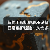 智能工程机械液压设备日常维护经验：从需求判断到保养（图4）