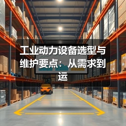 工业动力设备选型与维护要点:从需求到运行的实用指南(图1) 工业动力设备选型与维护要点:从需求到运行的实用指南