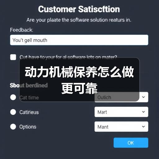 动力机械保养怎么做更可靠(图1) 动力机械保养怎么做更可靠